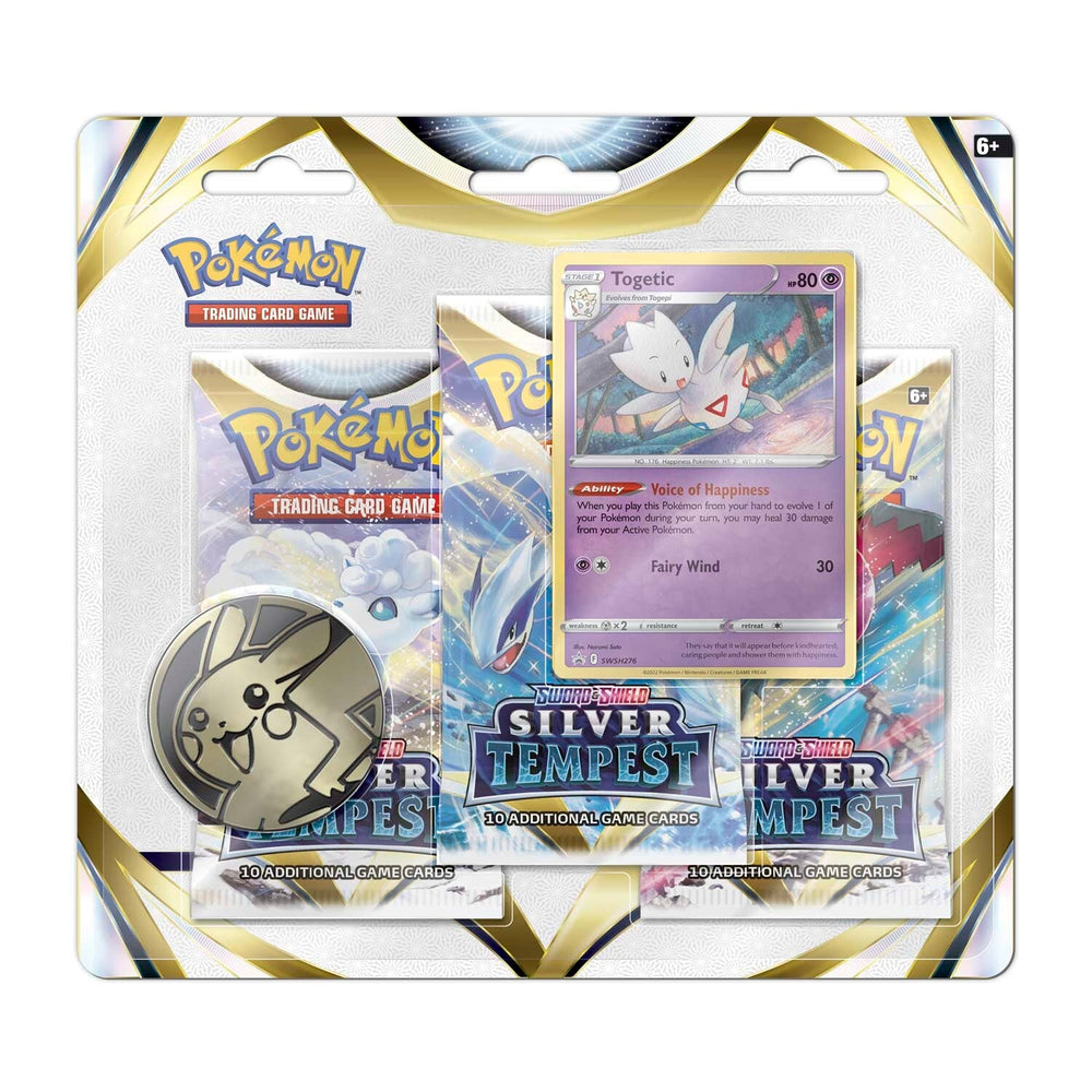 Sword & Shield: Silver Tempest - 3-Pack Blisters (Togetic)