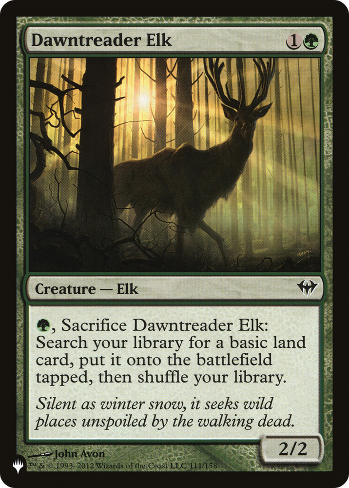 Dawntreader Elk [The List Reprints]