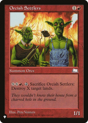 Orcish Settlers [The List Reprints]