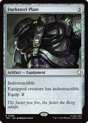 Darksteel Plate (Surge Foil) [Star Trek Commander]