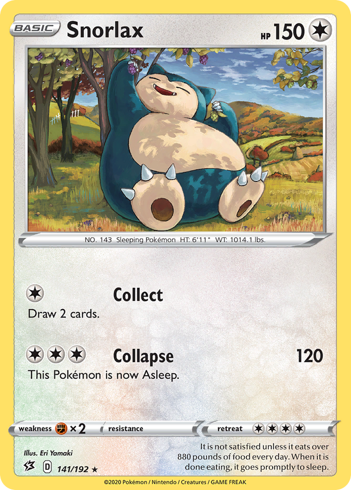 Snorlax (141/192) [Sword & Shield: Rebel Clash]