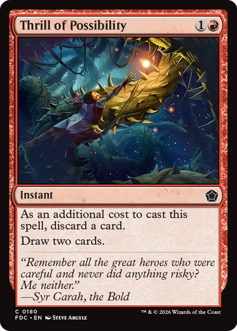 Thrill of Possibility [Foundations Commander]