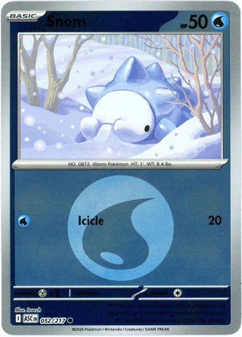 Snom (052/217) (Energy Symbol Pattern) [Mega Evolution: Ascended Heroes]