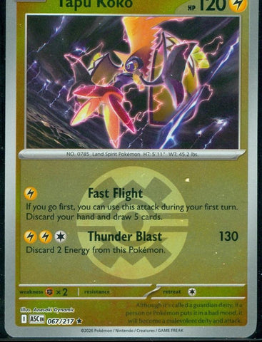 Tapu Koko (067/217) (Energy Symbol Pattern) [Mega Evolution: Ascended Heroes]
