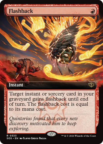 Flashback (Extended Art) [Secrets of Strixhaven]
