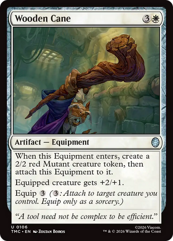 Wooden Cane [Teenage Mutant Ninja Turtles Commander]