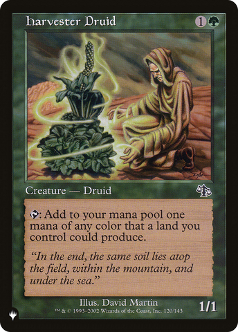 Harvester Druid [The List Reprints]