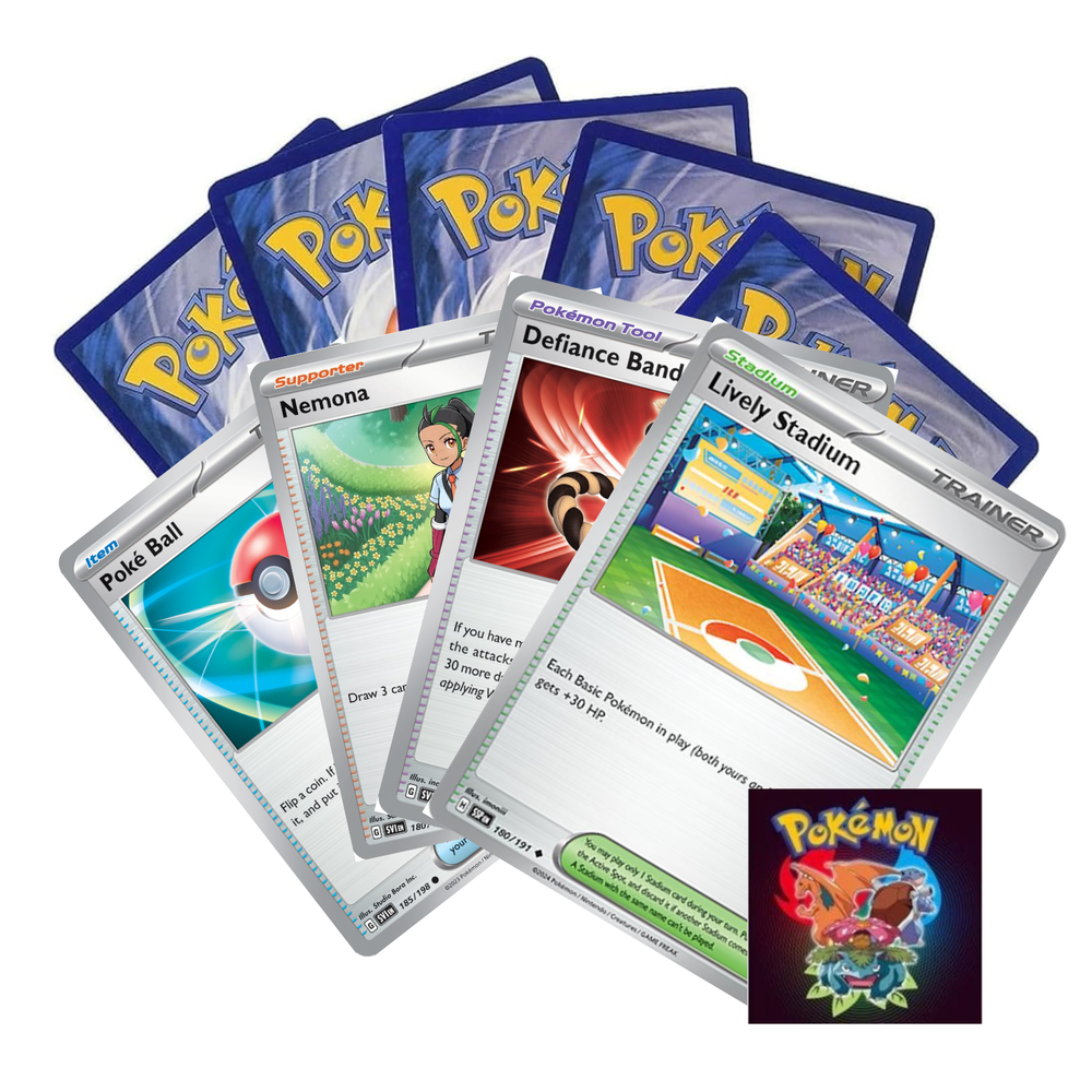 Lote 50 Cartas Pokemon Trainers Supporter Items