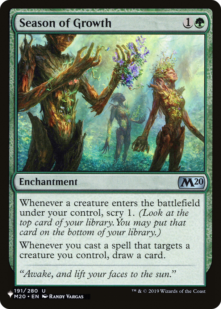 Season of Growth [The List Reprints]