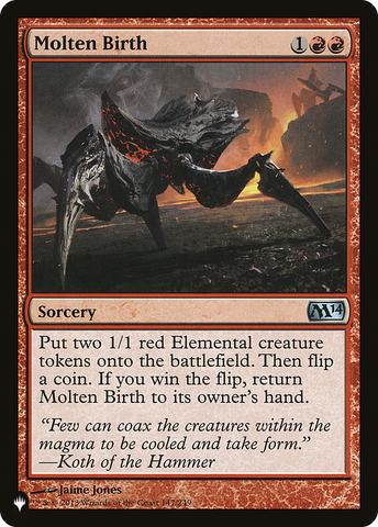 Molten Birth [The List Reprints]