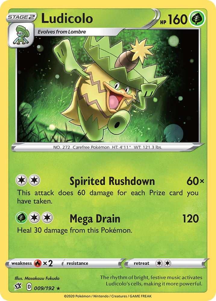 Ludicolo (009/192) [Sword & Shield: Rebel Clash]