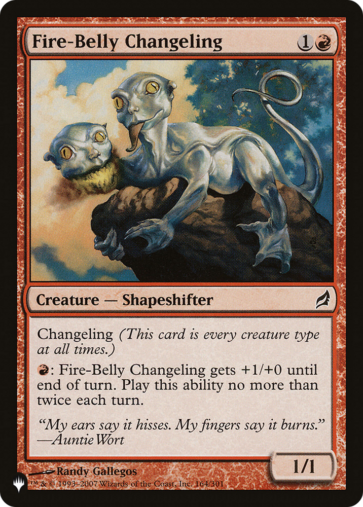 Fire-Belly Changeling [The List Reprints]