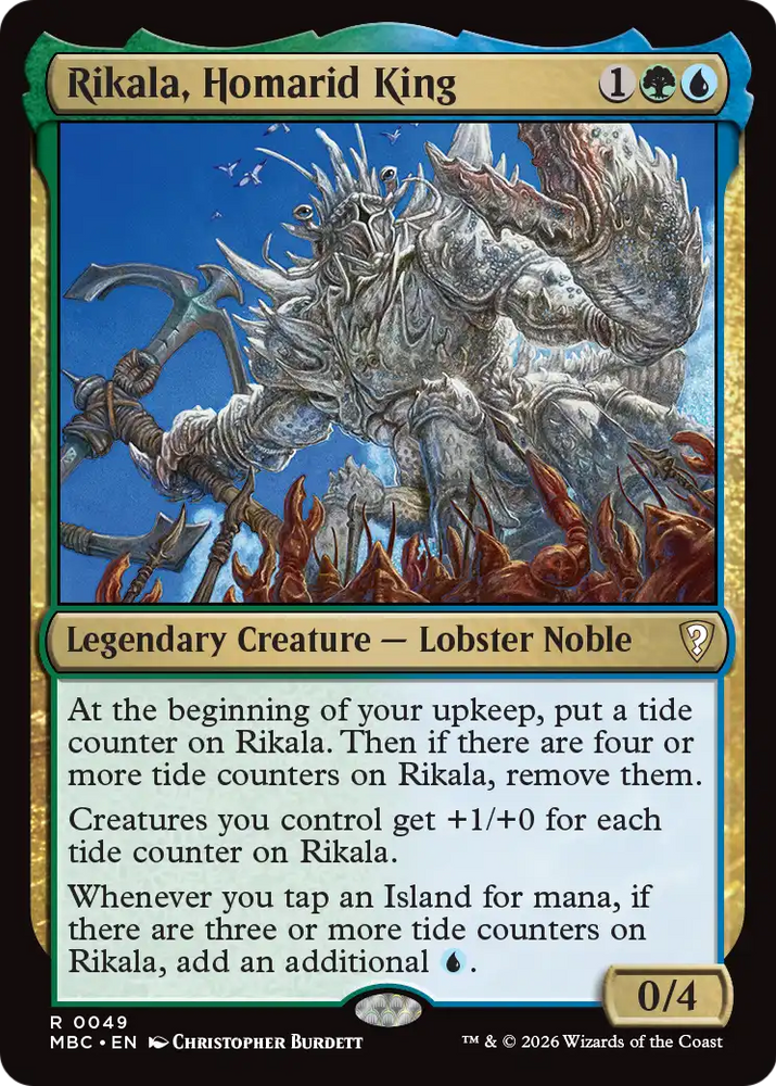 Rikala, Homarid King [Mystery Booster: Commander Edition]