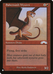 Sabertooth Wyvern [The List Reprints]