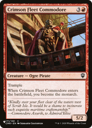 Crimson Fleet Commodore [The List Reprints]