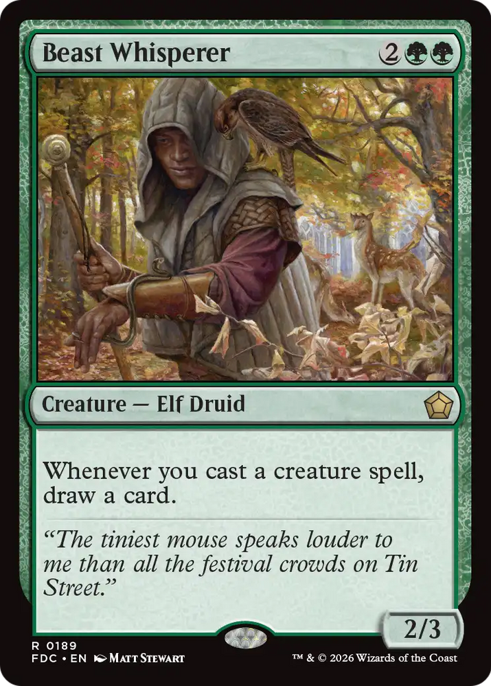 Beast Whisperer [Foundations Commander]