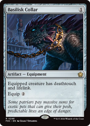 Basilisk Collar [Foundations Commander]