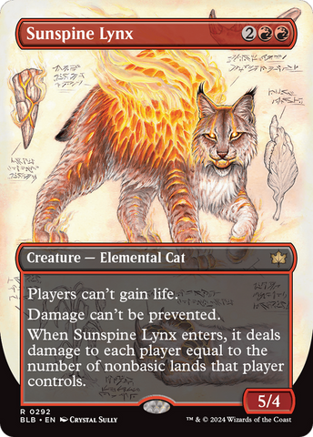 Sunspine Lynx (Borderless) [Bloomburrow]