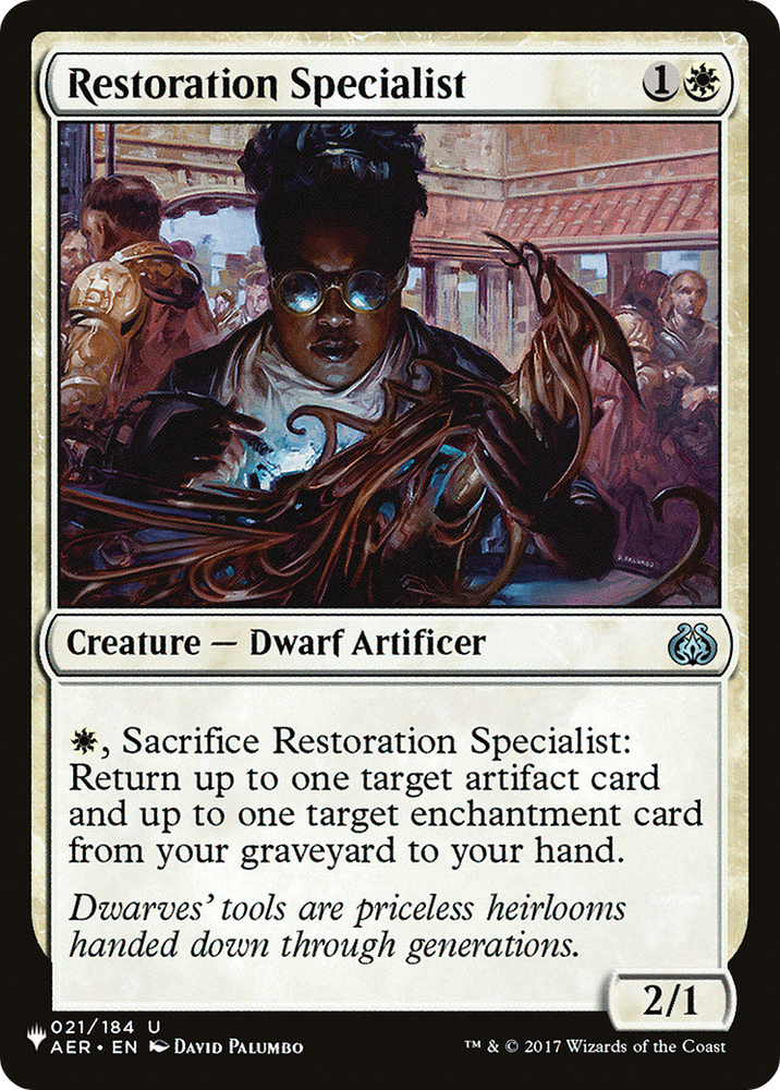 Restoration Specialist [The List Reprints]