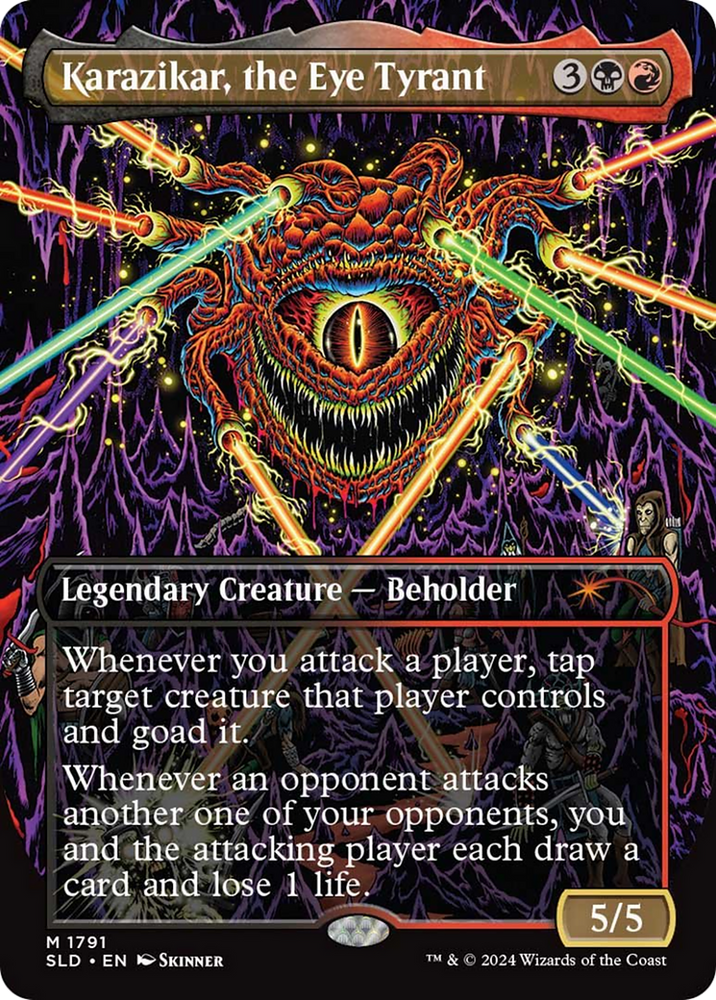 Karazikar, the Eye Tyrant (Rainbow Foil) [Secret Lair Drop Series]