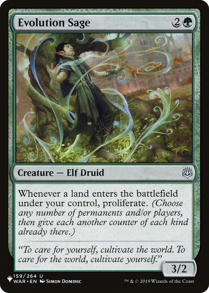 Evolution Sage [The List Reprints]