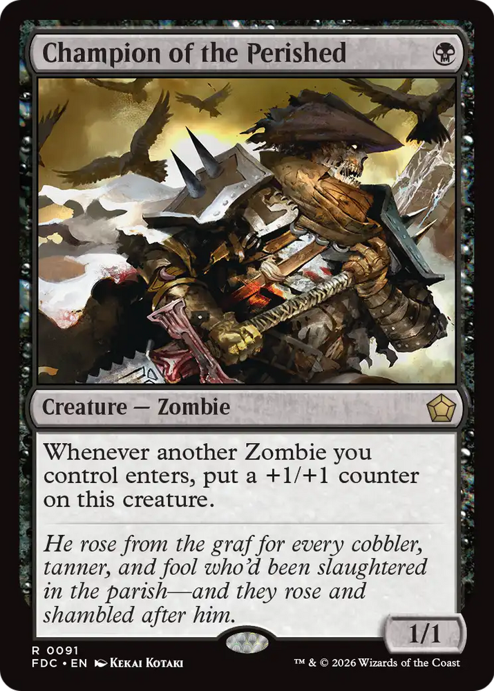 Champion of the Perished [Foundations Commander]
