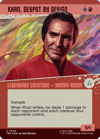 Khan, Despot by Design (Showcase) (Surge Foil) [Star Trek]