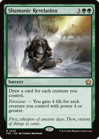 Shamanic Revelation [Foundations Commander]