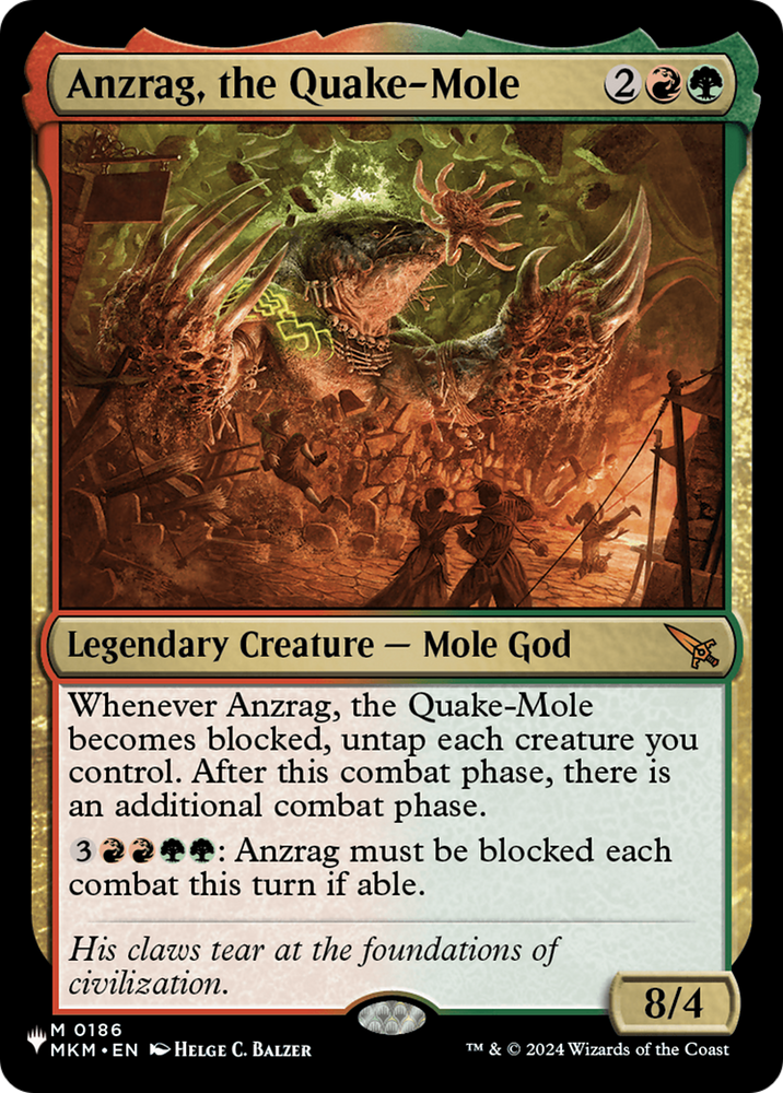 Anzrag, the Quake-Mole [The List]