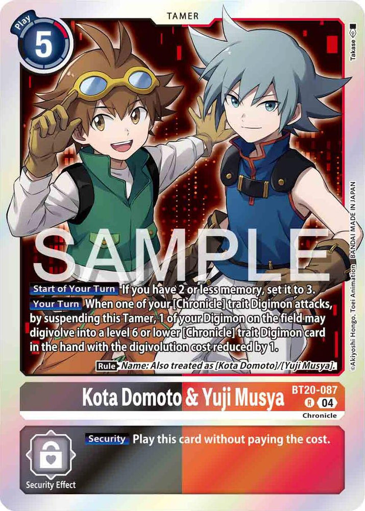 Kota Domoto & Yuji Musya [BT20-087] [Release Special Booster 2.0]