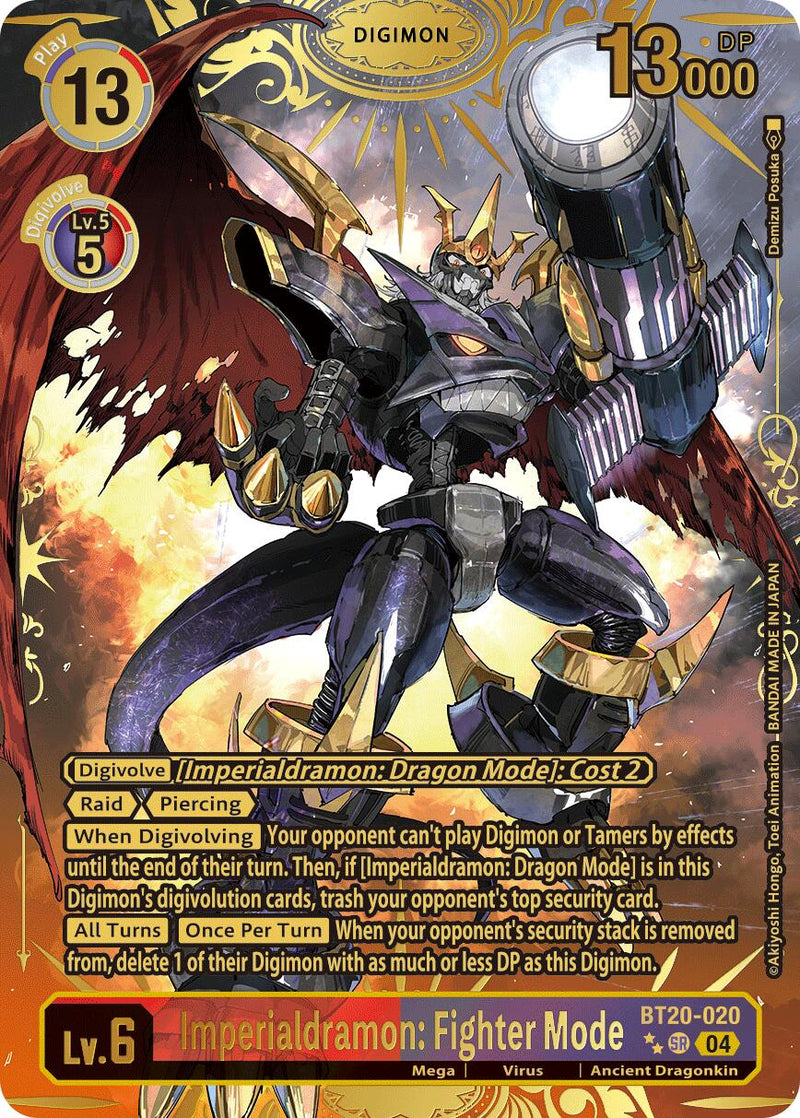 Imperialdramon: Fighter Mode [BT20-020] (Textured) [Release Special Bo