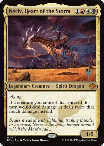 Neriv, Heart of the Storm (Promo Pack) [Tarkir: Dragonstorm Promos]