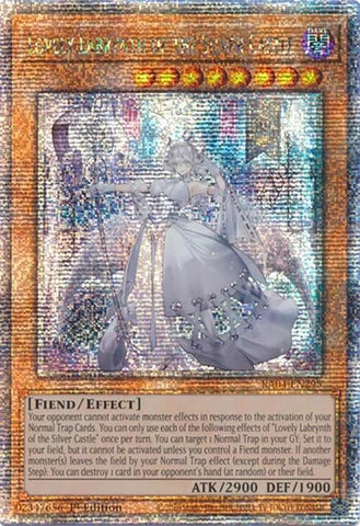 Lovely Labrynth of the Silver Castle [RA04-EN295] Quarter Century Secret Rare