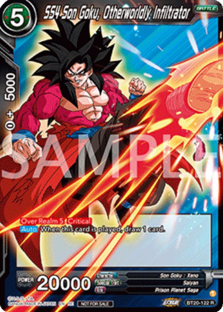 SS4 Son Goku, Otherworldly Infiltrator (Deluxe Pack 2025 Vol.2) (BT20-122) [Promotion Cards]
