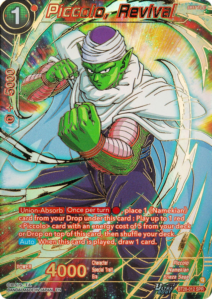 Piccolo, Revival (Special Rare) (BT28-012) [Prismatic Clash]
