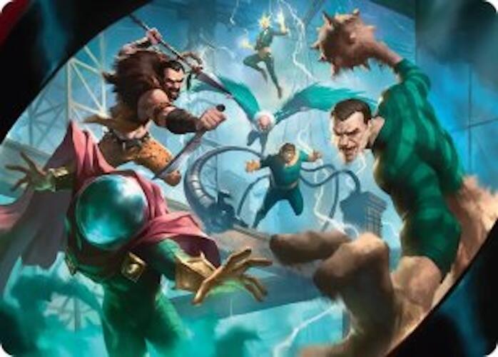 Behold the Sinister Six! Art Card (7/54) [Marvel's Spider-Man Art Series]