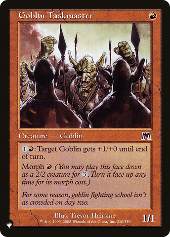 Goblin Taskmaster [The List Reprints]