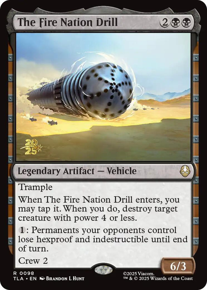The Fire Nation Drill [Avatar: The Last Airbender Prerelease Cards]