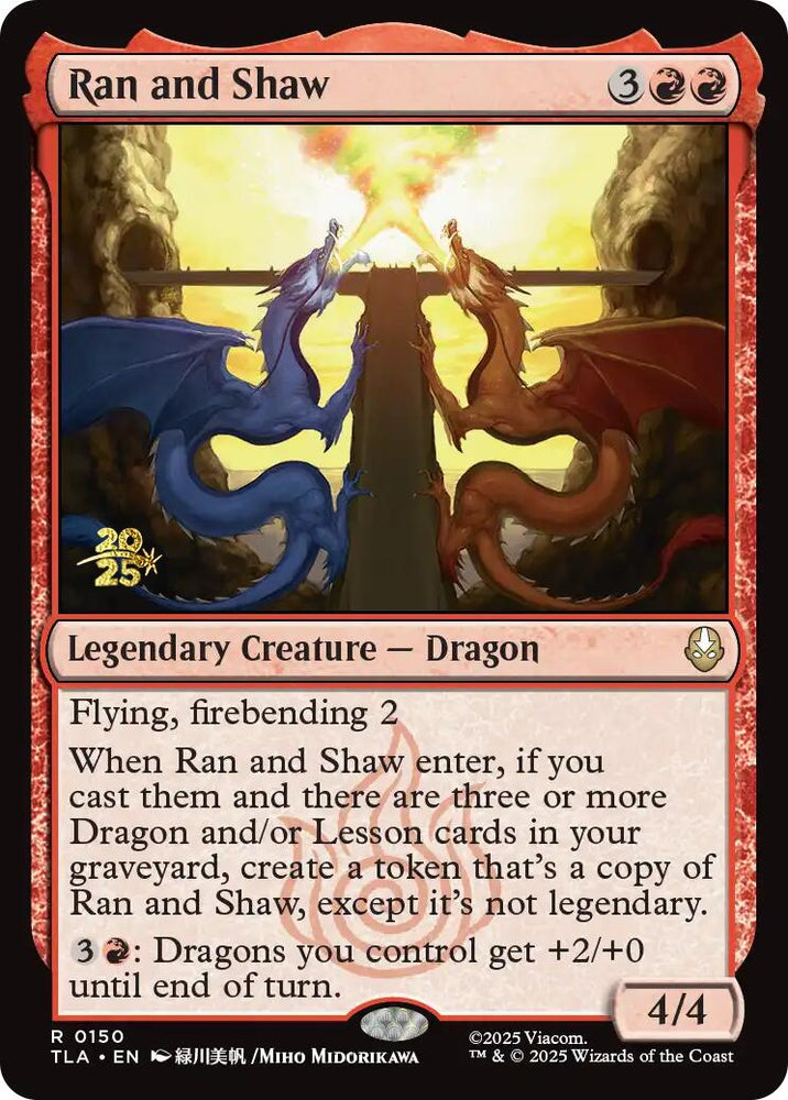Ran and Shaw [Avatar: The Last Airbender Prerelease Cards]