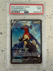 PSA 9 - Garchomp V TG23/TG30 Astral Radiance Trainer Gallery