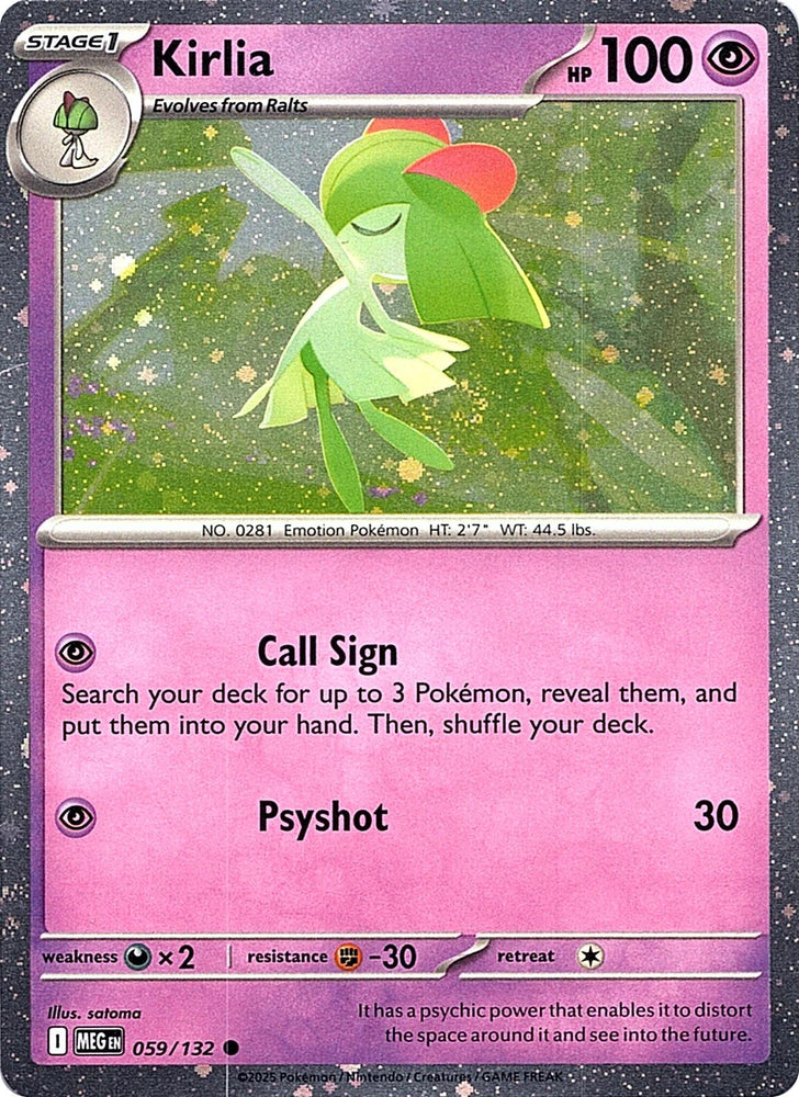Kirlia (059/132) (Cosmos Holo) [Miscellaneous Cards]