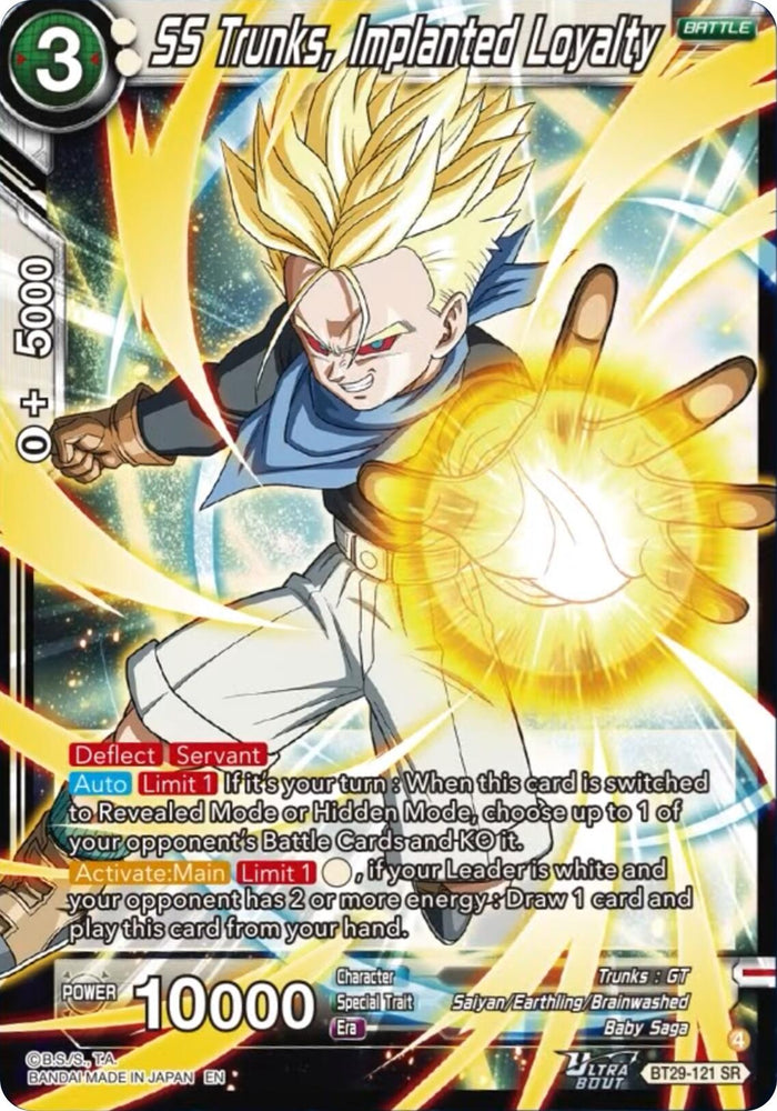 SS Trunks, Implanted Loyalty (BT29-121) [Fearsome Rivals]