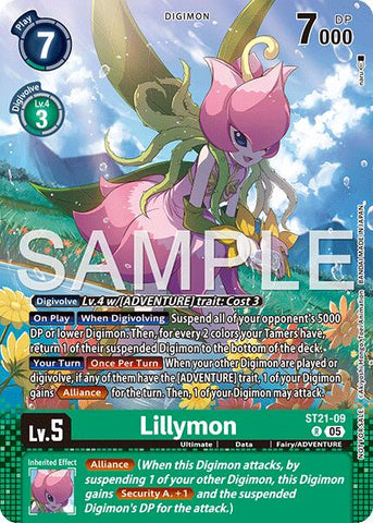 Lillymon [ST21-09] (Event Pack 9) [Starter Deck: Hero of Hope]