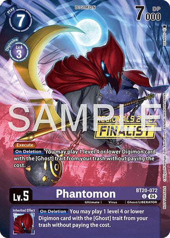 Phantomon [BT20-072] (Regionals 26-27 Season 1 Finalist) [Release Special Booster Ver.2.5 Promos]