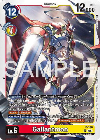 Gallantmon [P-186] (Reprint) [Advanced Booster Digimon Generation]