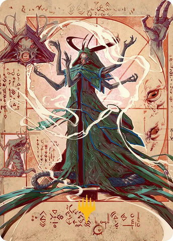 Tragedy Feaster Art Card (Gold-Stamped Planeswalker Symbol) [Secrets of Strixhaven Art Series]