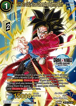 SS4 Son Goku, Cross-Dimensional Fighting Spirit (2026 Championship Regionals Top 16) (BT22-116) [Tournament Promotion Cards]
