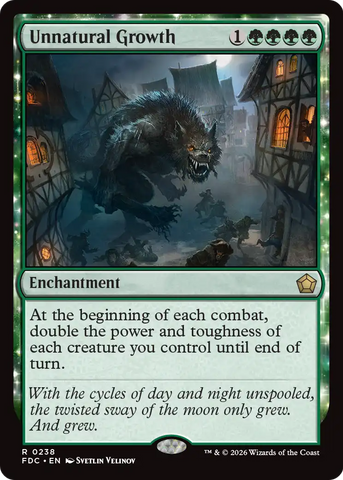 Unnatural Growth [Foundations Commander]