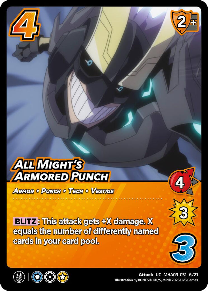 All Might's Armored Punch [Challenger Series: My Hero Academia - Final Battle]