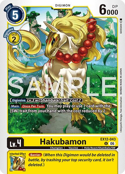 Hakubamon [EX12-043] [Digital World Shambala]